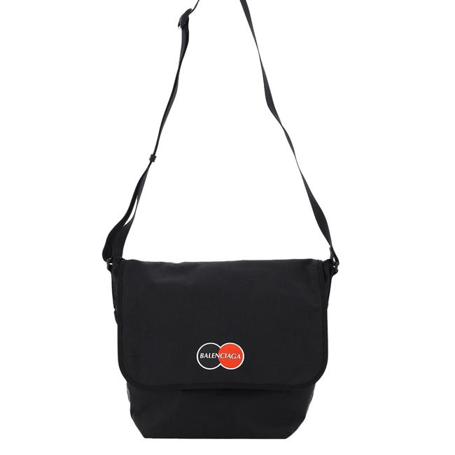 Balenciaga Nylon Explorer Patch Logo Uniform Shoulder Bag