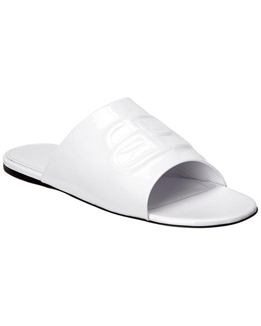 Balenciaga Oval Bb Leather 615756 Wa983 9001 Sandals