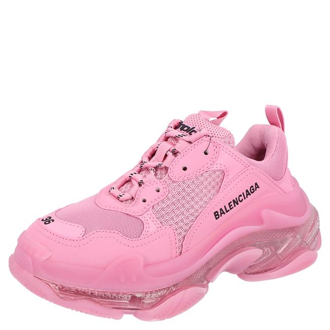 Balenciaga Pink Triple S Sneakers Athletic