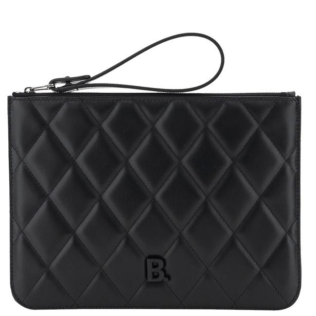 Balenciaga Quilted Leather B Dot Bag Clutch