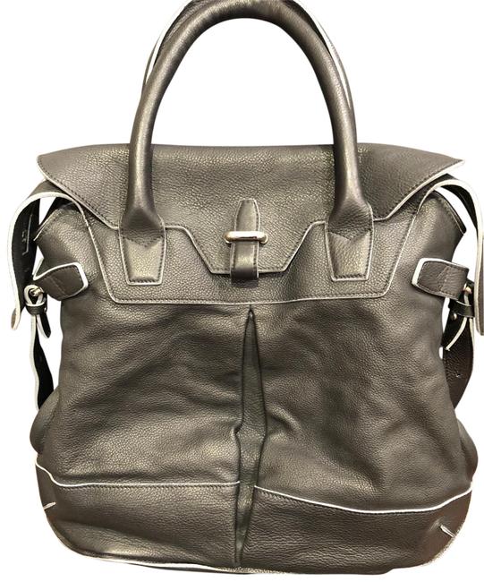 Balenciaga SlouchyTote Black Leather Messenger Bag