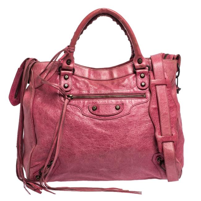 Balenciaga Sorbet Leather Classic Velo Tote