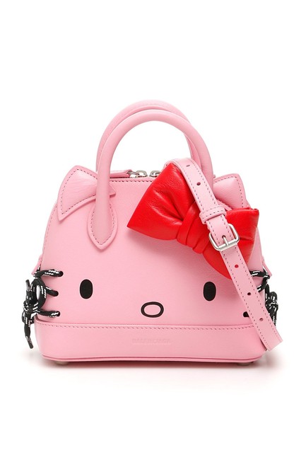Balenciaga Top Handle Bag Sn New Hello Kitty Xxs Pink Leather Tote
