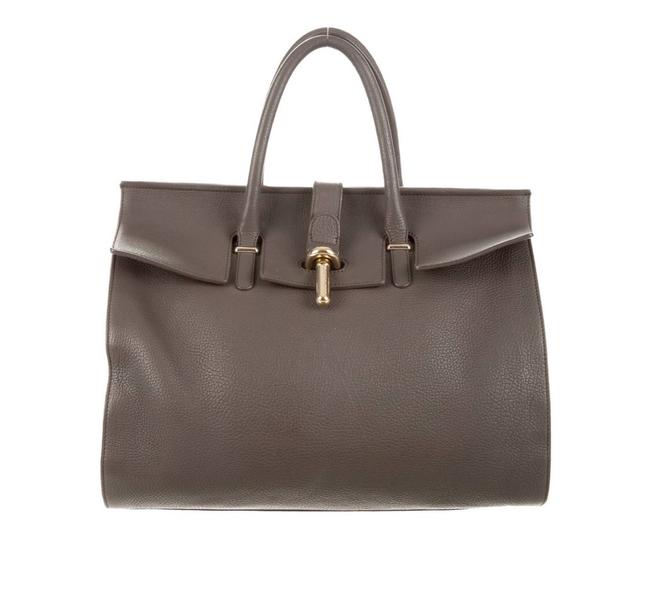 Balenciaga Tube Round Grey Satchel