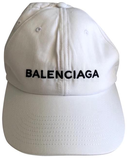 Balenciaga White Logo Hat