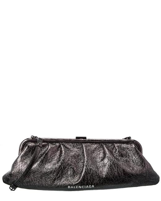 Balenciaga XL Cloud Metallic Leather 618899 1ty1w Clutch