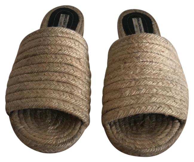 Balenciaga BeigeBeige Tesss Cuoio Sandals