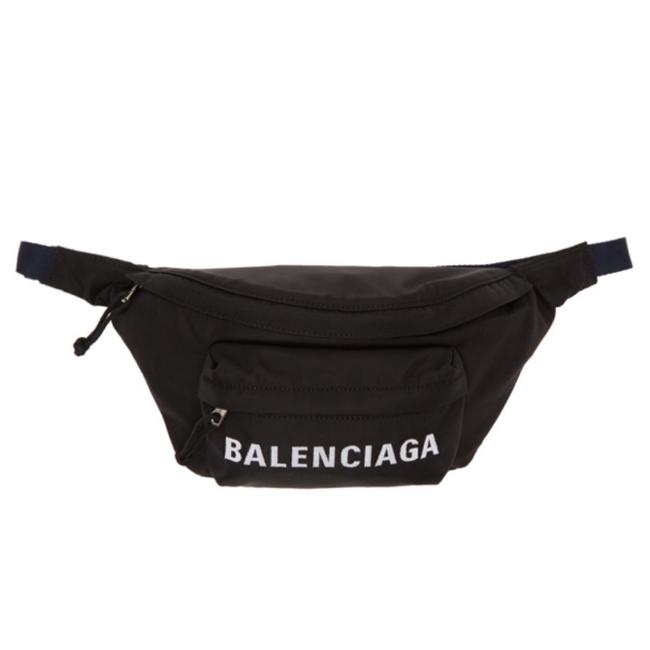 Balenciaga Belt Logo Nylon Wheel Cross Body Bag