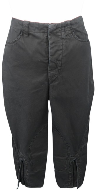 Balenciaga Black Cotton Casual Pants Relaxed Fit Jeans29 6, M