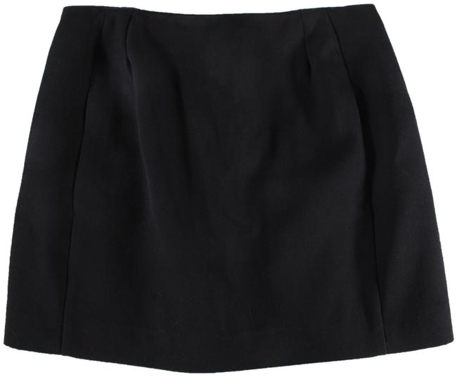 Balenciaga Black Darted Wool Skirt6 S, 28