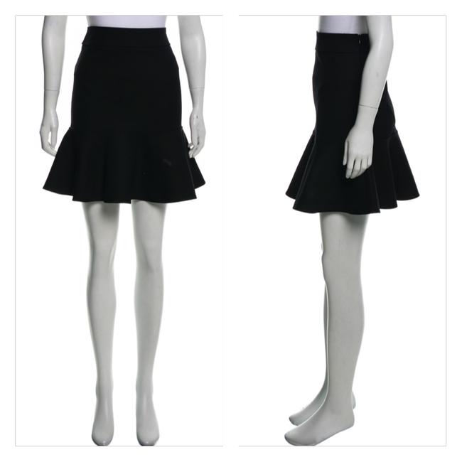 Balenciaga Black Flounced Skirt8 M, 29, 30