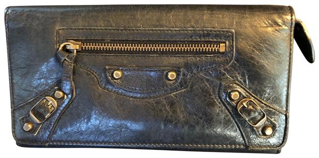 Balenciaga Black Motocross Classic Money Wallet