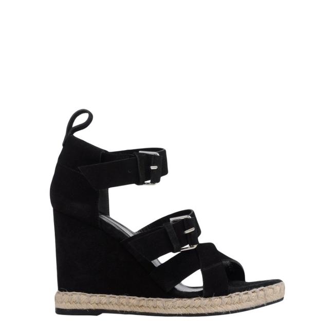 Balenciaga Black New Wedges