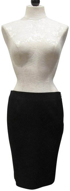 Balenciaga Black Pencil Straight Skirt8 M, 29, 30