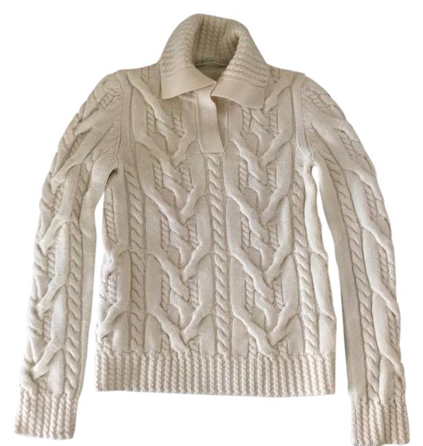 Balenciaga Cable Knit Ivory Sweater