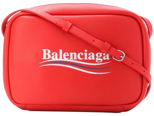 Balenciaga Camera Small Logo Leather Cross Body Bag