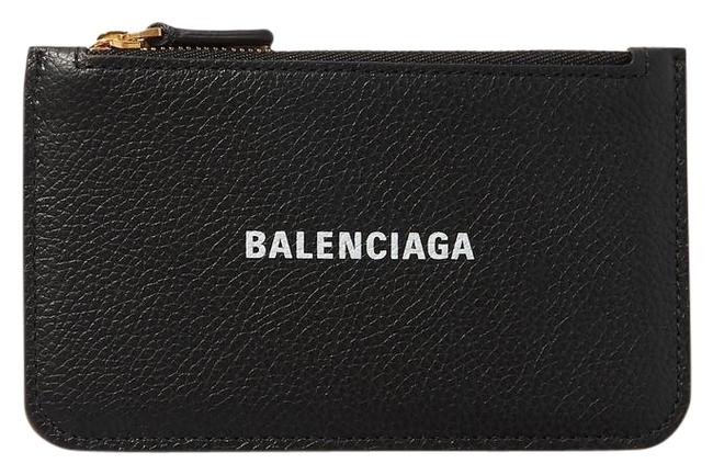 Balenciaga Cash Printed Textured leather Wallet