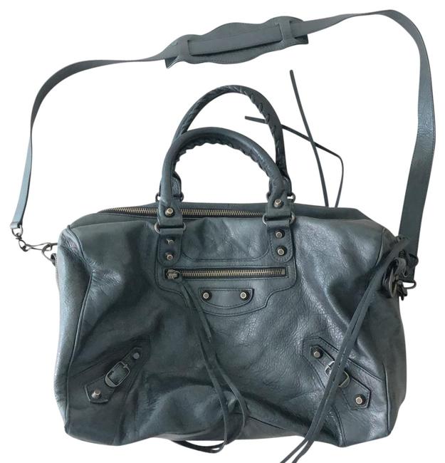 Balenciaga City Black Leather Cross Body Bag