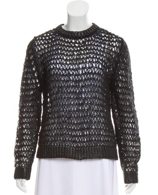 Balenciaga Coated Open Knit Sweater