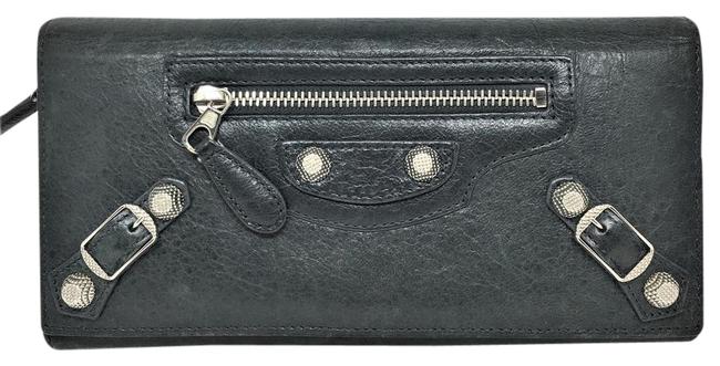 Balenciaga Dark Green Giant City Wallet