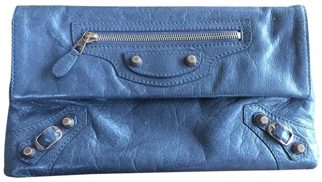 Balenciaga Envelope Gray Clutch