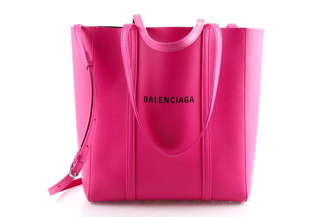Balenciaga Everyday S Pink Calfskin Leather Tote