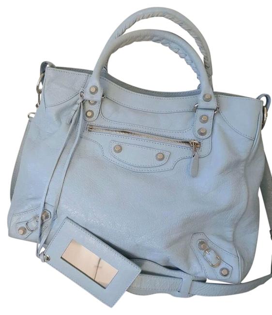 Balenciaga Giant Silver Velo Cross Body Bag