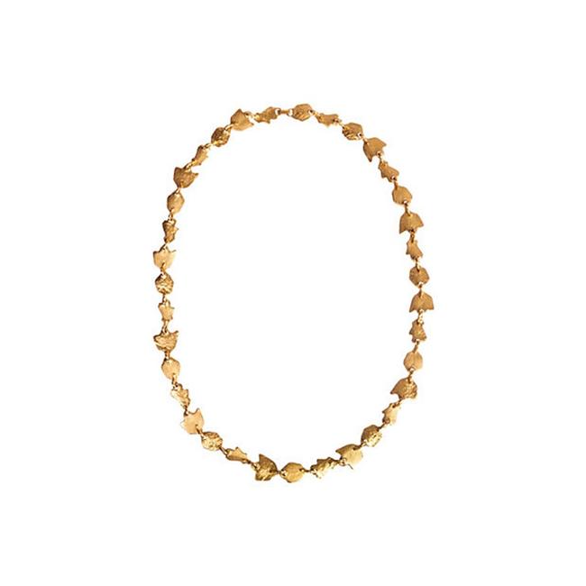 Balenciaga Gold Leaf motif Necklace
