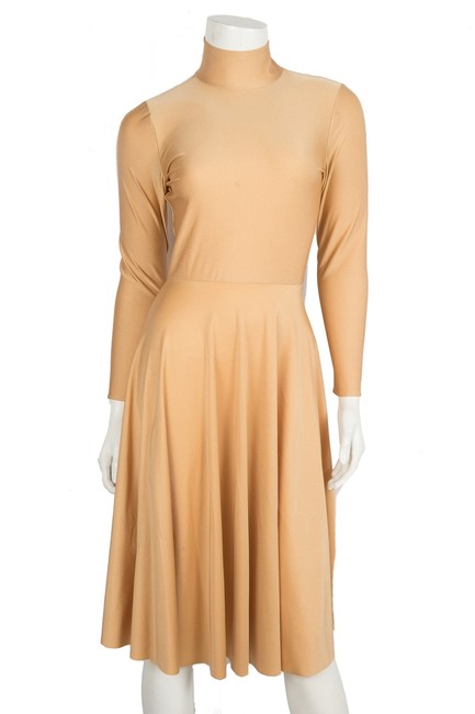 Balenciaga Gold Nylon 38 Short Cocktail Dress6 S