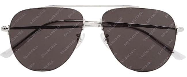 Balenciaga Invisible Logo Printed Aviator Sunglasses