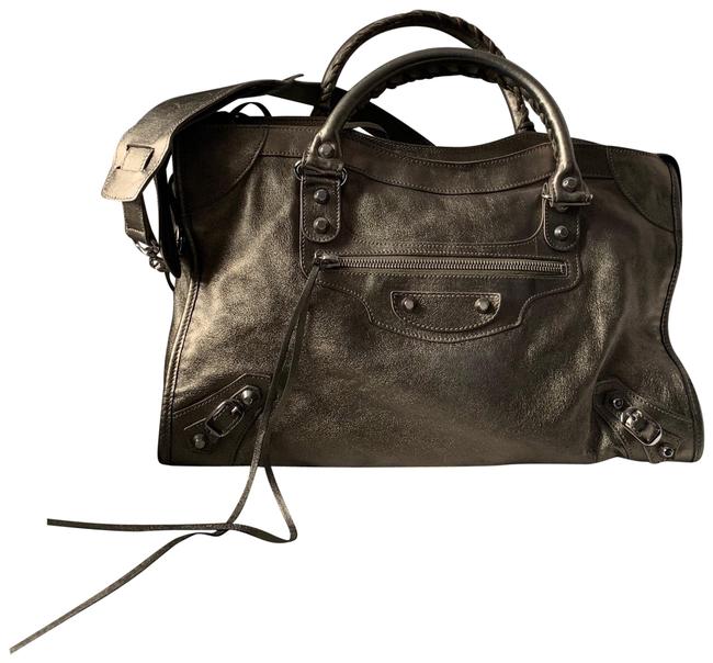 Balenciaga Limited Edition Classic City Metallic Lamb Leather Tote