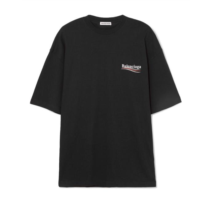 Balenciaga Logo Printed Overd Tee Shirt4 S
