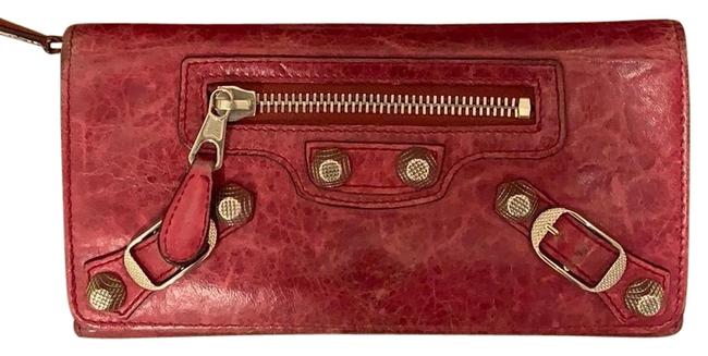 Balenciaga Magenta Classic Wallet
