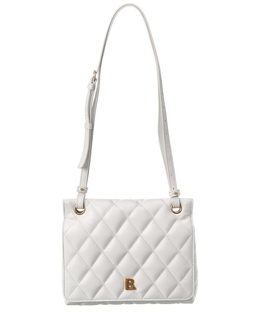 Balenciaga Model B Medium Quilted Leather 593371 1nh5m 9016 Shoulder Bag
