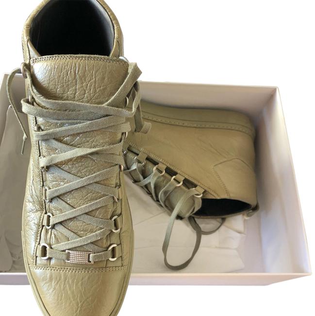 Balenciaga Olive Green Arena SneakersEU 45US 15