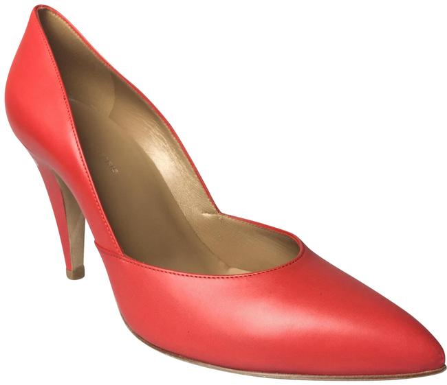 Balenciaga Orange Red Torette Pumps