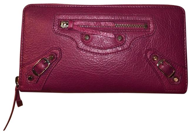 Balenciaga Pink Purple Wallet