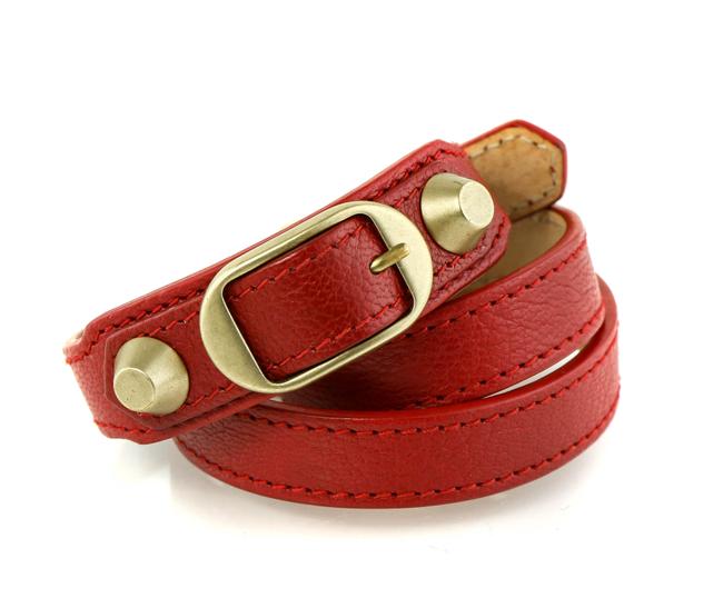 Balenciaga * Red Poppy Triple Tour Bracelet