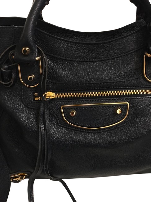 Balenciaga Shoulder City Blue Dark Leather Cross Body Bag