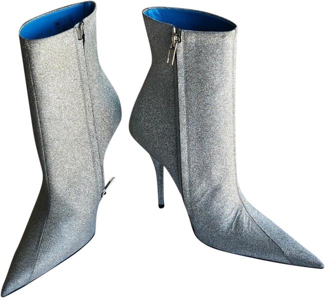 Balenciaga Silver BootsBooties