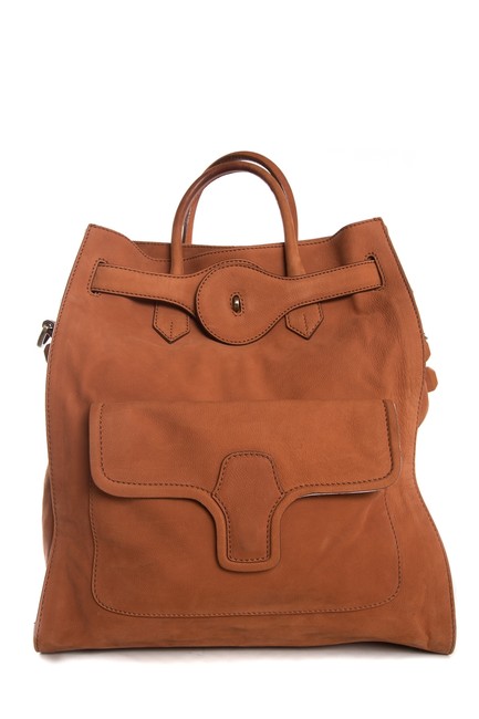 Balenciaga Suede Lune Handle Orange Shoulder Bag