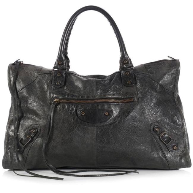 Balenciaga Work Black Satchel