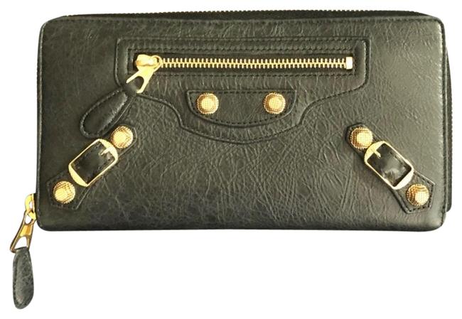 Balenciaga Black with Gold Hardware Wallet
