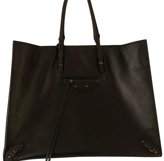 Balenciaga A4 Papier Leather Tote