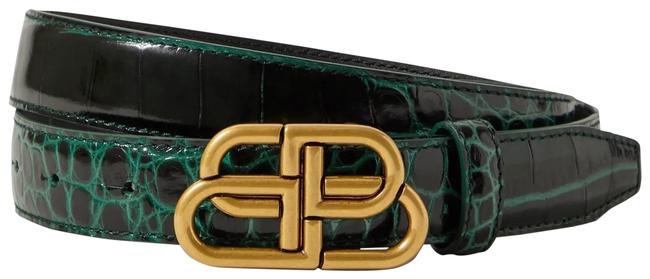 Balenciaga Bb Croc effect Leather75 Belt
