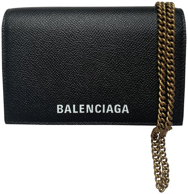 Balenciaga Black Chain Wallet
