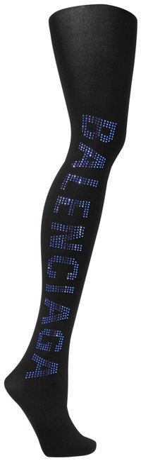 Balenciaga Black Crystal embellished Hosiery