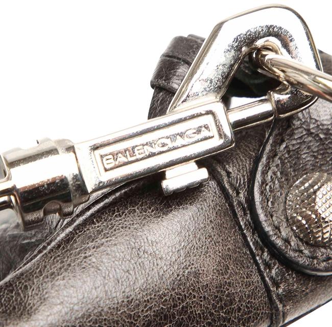 Balenciaga Black Lambskin Leather Cross Body Bag