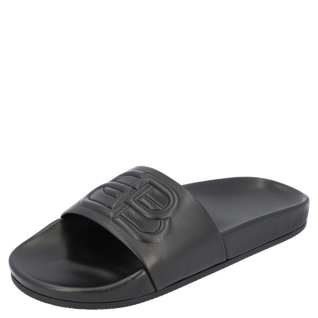 Balenciaga Black Piscine Flat 39 Slides