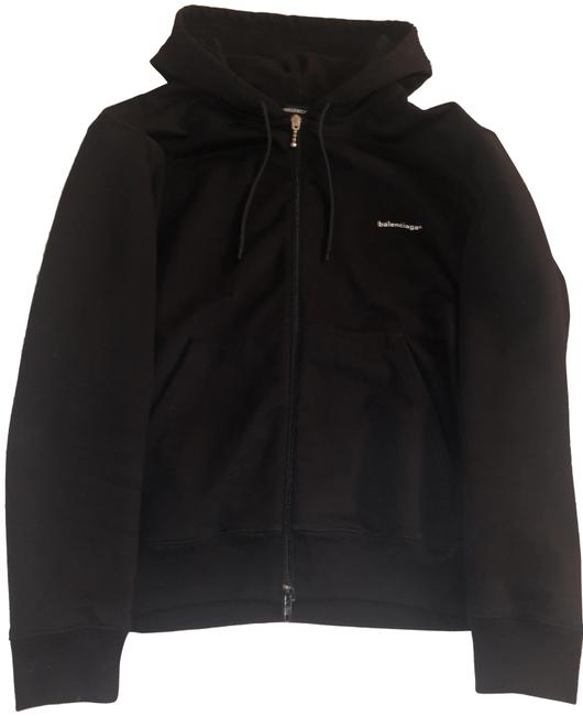 Balenciaga Black Small Logo SweatshirtHoodie12 L